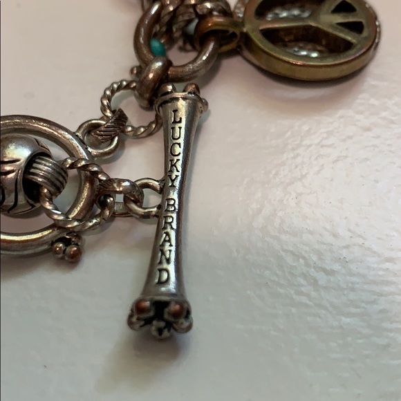Lucky Brand Dangle Peace Bracelet - Picture 2 of 4